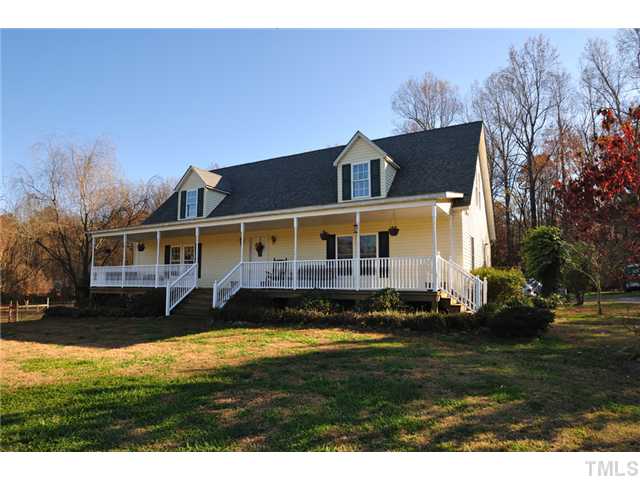 Cape Cod style house in pittsboro